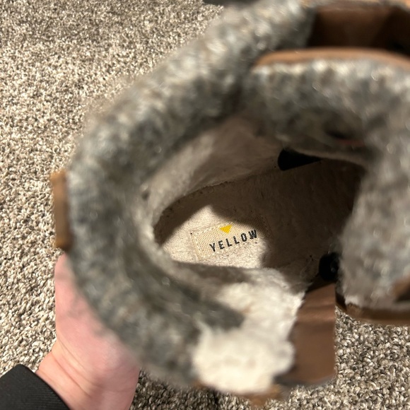 Women's Brown Lace-Up Boots - Picture 5 of 7